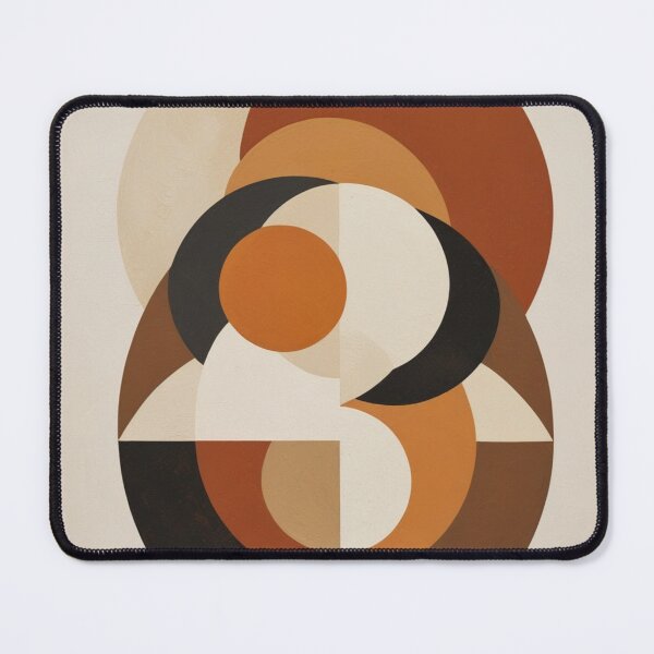 Item preview, Minimalist Mid Century Oval Shapes Poster designed and sold by EnmarcArt.