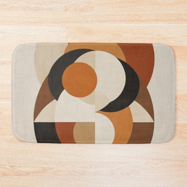 Item preview, Minimalist Mid Century Oval Shapes Poster designed and sold by EnmarcArt.