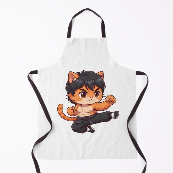 Item preview, Kung Fu Cat Fighter Parody Cartoon designed and sold by CuteKats.