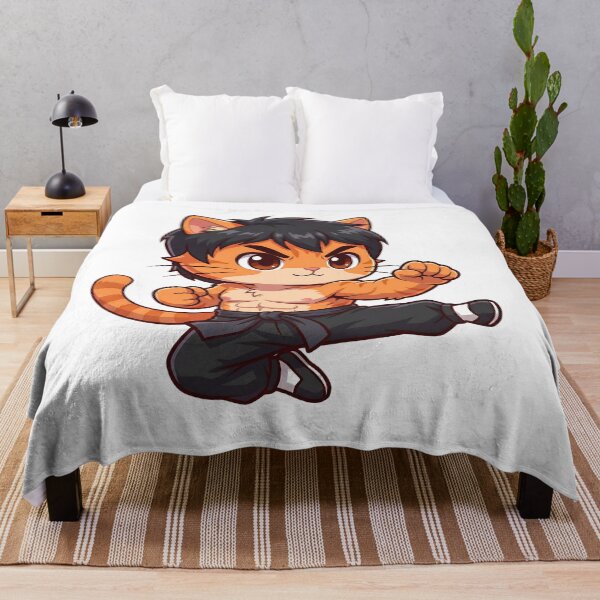 Item preview, Kung Fu Cat Fighter Parody Cartoon designed and sold by CuteKats.
