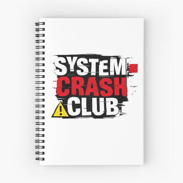 Item preview, System Crash Club Warning Logo designed and sold by AstraDrip Studio.