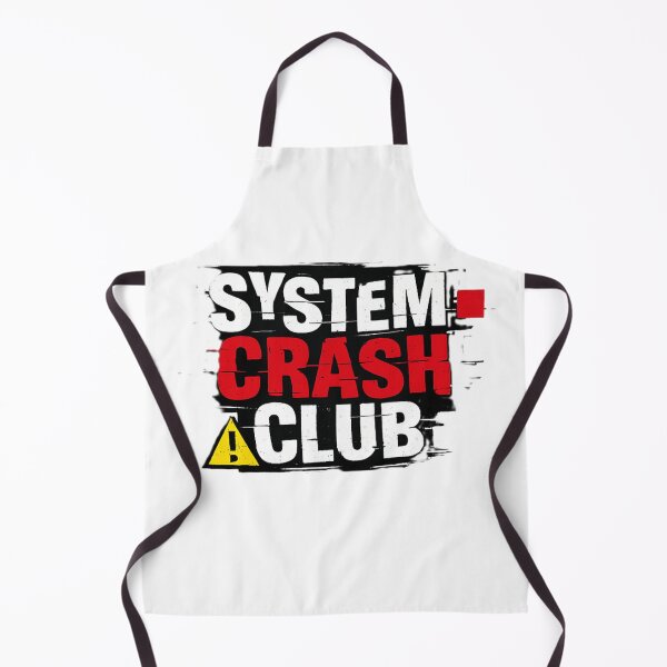 Item preview, System Crash Club Warning Logo designed and sold by AstraDrip Studio.