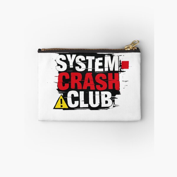 Item preview, System Crash Club Warning Logo designed and sold by AstraDrip Studio.