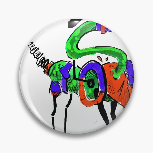 Item preview, Acid Tech Abstract Monster Graphic Cyberpunk Streetwear Art designed and sold by Bassot-Studio.