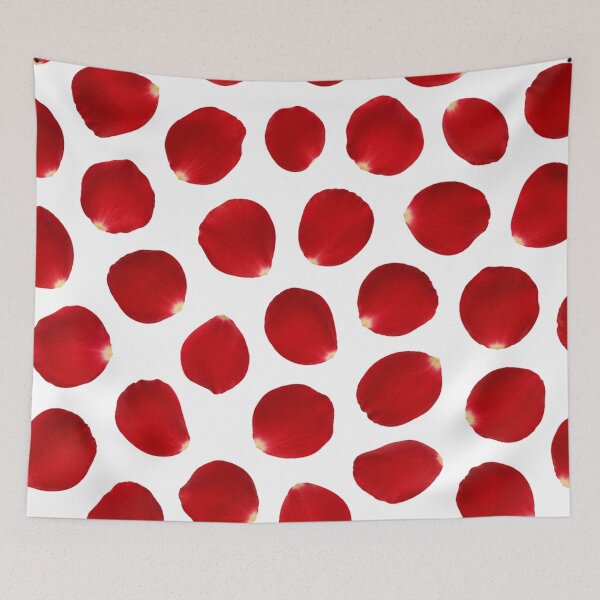 Item preview, Red Rose Petals Romantic Valentines Day Floral Seamless Pattern designed and sold by Seculinator.