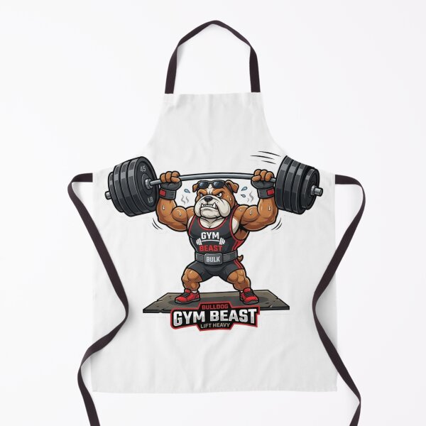 Item preview, Gym Beast Bulldog Weightlifting Fitness Motivation designed and sold by JeevanStickers.
