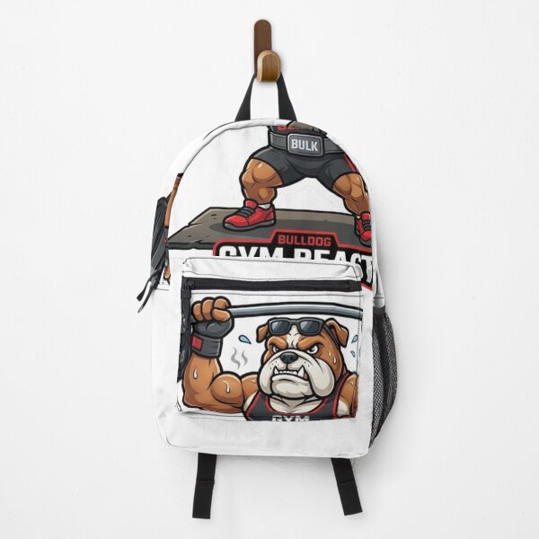 Item preview, Gym Beast Bulldog Weightlifting Fitness Motivation designed and sold by JeevanStickers.