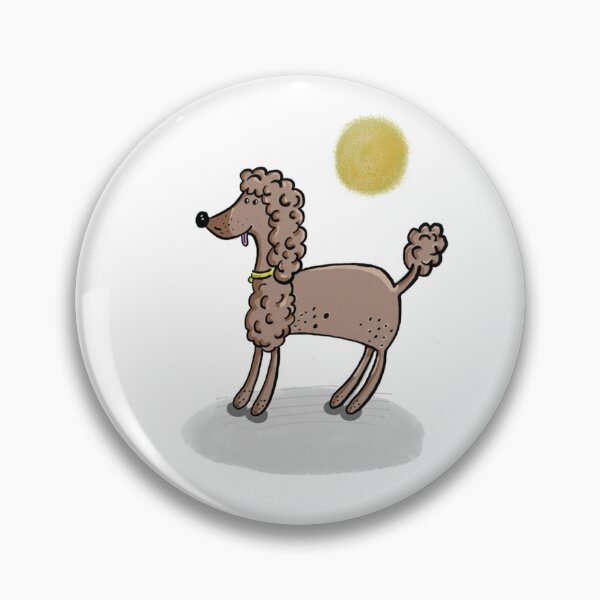 Item preview, A doodle of a poodle designed and sold by SombreroDoodles.