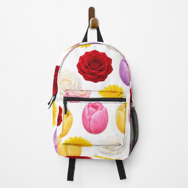 Item preview, Red Rose Pink Tulip Yellow Dandelion Garden Floral Seamless Pattern designed and sold by Seculinator.