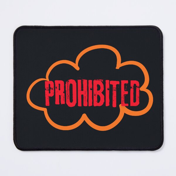 Item preview, Prohibited – Rebellious Thought Bubble Design designed and sold by NOXSCORP.