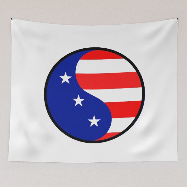 Item preview, Stars And Stripes Yin Yang United States designed and sold by Sartoris Art.