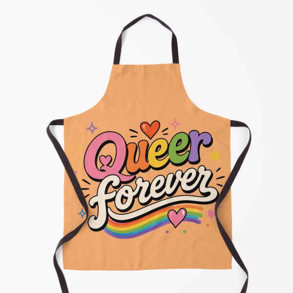 Item preview, Queer Forever Rainbow Pride LGBTQ+ Retro Typography Sticker | Colorful Pride Fan Design designed and sold by TheStephanieRome.