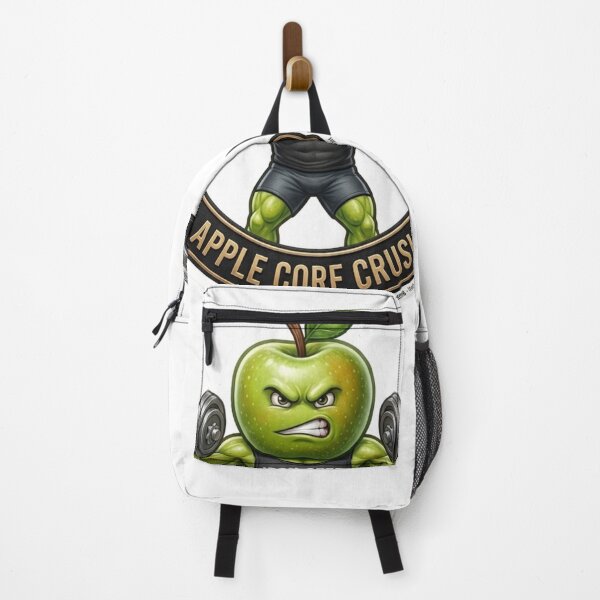 Item preview, Apple Core Crush Funny Fitness Weightlifting Apple designed and sold by JeevanStickers.