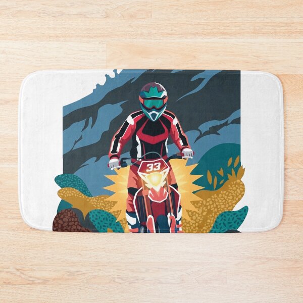 Item preview, Enduro Dirt Bike Rider Abstract Graphic Art designed and sold by AVStudioS&S.