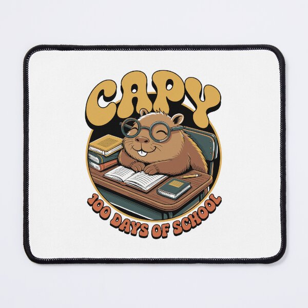 Item preview, capy 100 days of school  designed and sold by jkrphoto.