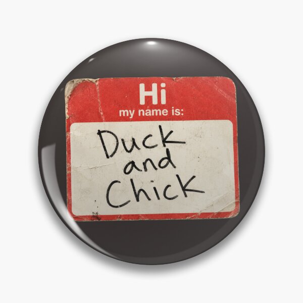 Item preview, Duck and Chick Friends TV Show Fan Art | Joey and Chandler Pet Name Tag Retro designed and sold by TheStephanieRome.