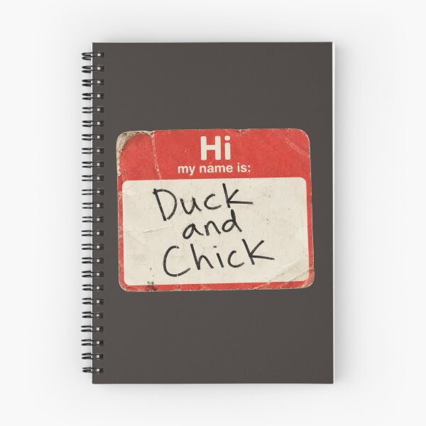 Item preview, Duck and Chick Friends TV Show Fan Art | Joey and Chandler Pet Name Tag Retro designed and sold by TheStephanieRome.