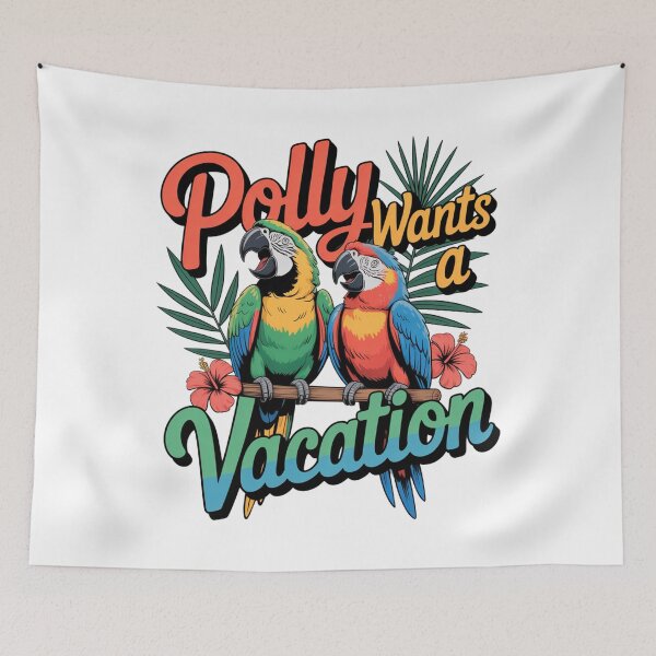 Item preview, Polly Wants A Vacation designed and sold by J-CCreations.