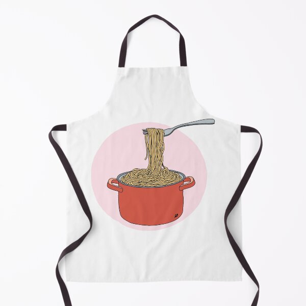 Item preview, Cooking Pasta Kitchen Line Art Print designed and sold by Evil B Creative.