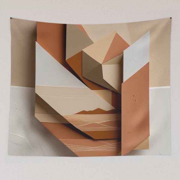 Item preview, Sculptural Abstract Minimalist Modern Art Poster designed and sold by EnmarcArt.