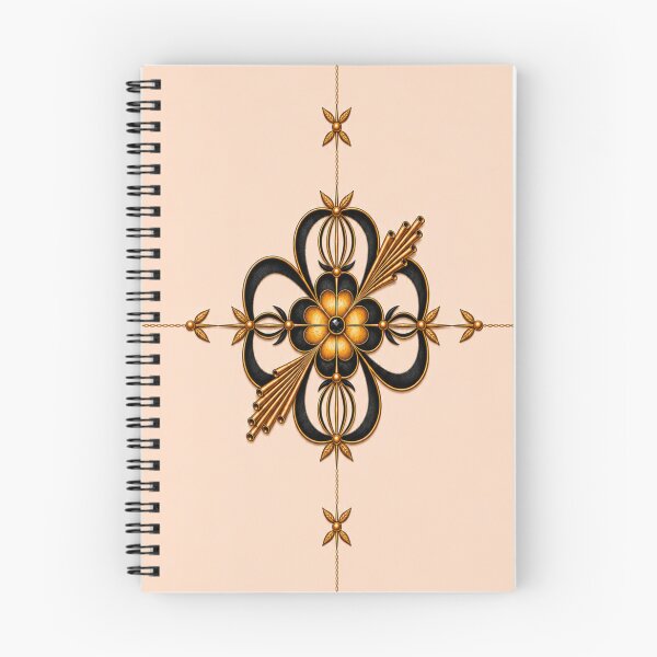 Item preview, Royal Axis Flower Black&Gold - Seal of Success designed and sold by RAIPrintStudio.