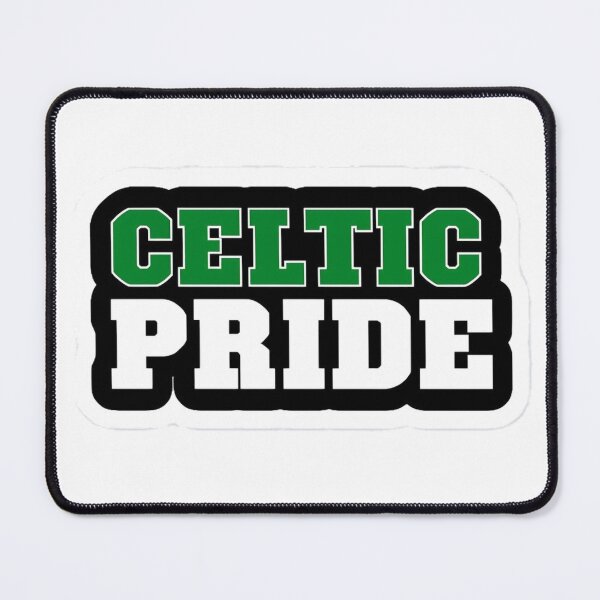 Item preview, Celtic Pride - Bold Green and White Typography Design designed and sold by Atlant11.