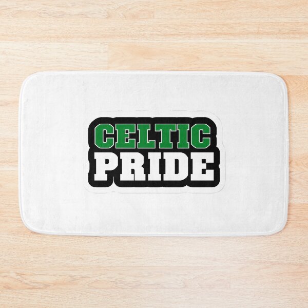 Item preview, Celtic Pride - Bold Green and White Typography Design designed and sold by Atlant11.