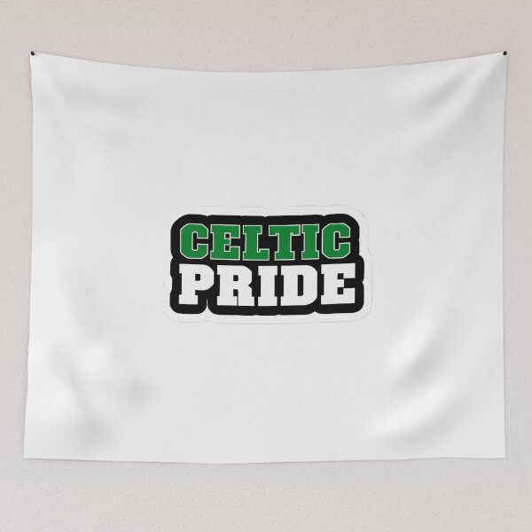 Item preview, Celtic Pride - Bold Green and White Typography Design designed and sold by Atlant11.