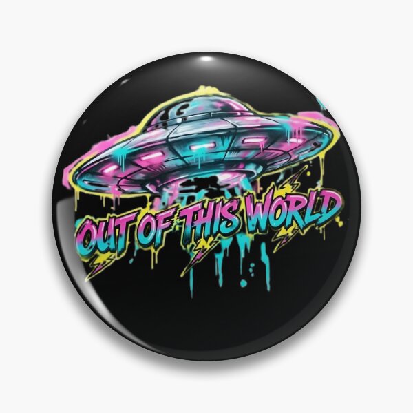 Item preview, UFO Street Art designed and sold by AlienJoy.