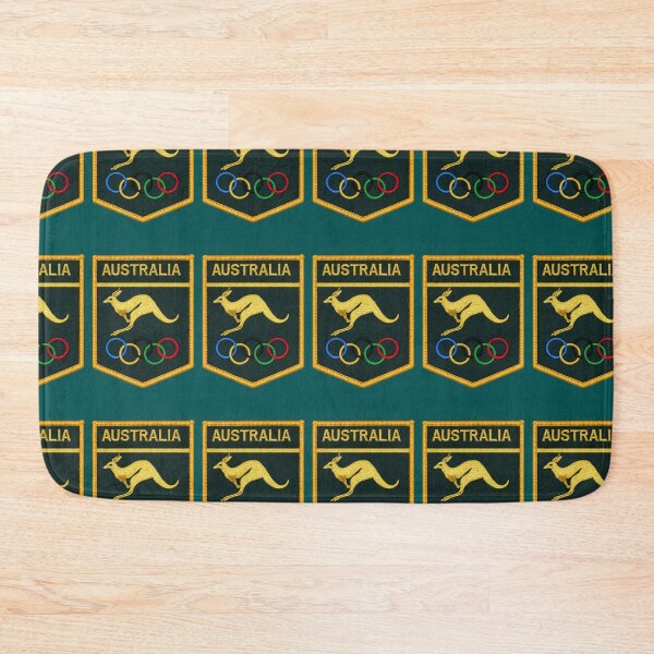 Item preview, Kangaroo badge Australia Olympics 1968 designed and sold by Kangaroo Sun.