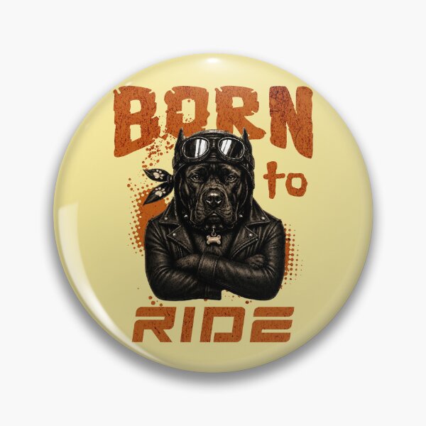 Item preview, Cane Corso Biker Design – Born To Ride Funny Motorcycle Cane Corso Gift designed and sold by PixelsPaws.