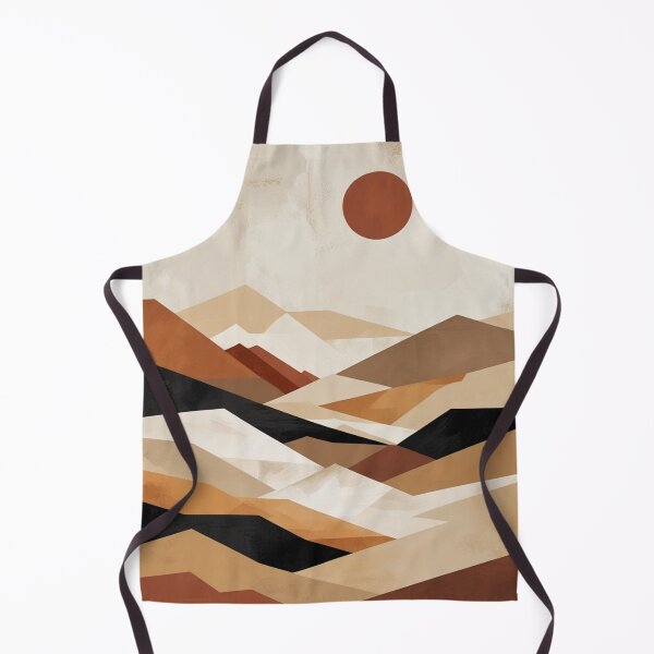 Item preview, Cubist Desert Landscape Geometric Dunes Poster designed and sold by EnmarcArt.