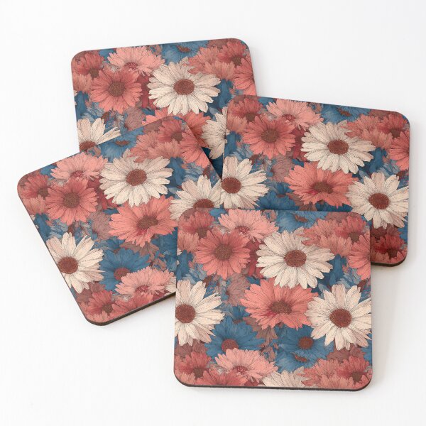 Item preview, Soft Daisy Floral  - Birthday Flower Pattern   - Retirement Gifts for Wife designed and sold by RoyalStarsPatts.