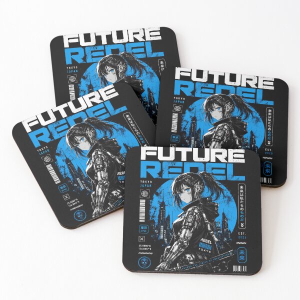 Item preview, Future Rebel Tokyo Cyberpunk Girl T-Shirt | Anime Cyborg Warrior Streetwear Graphic designed and sold by saamessart.