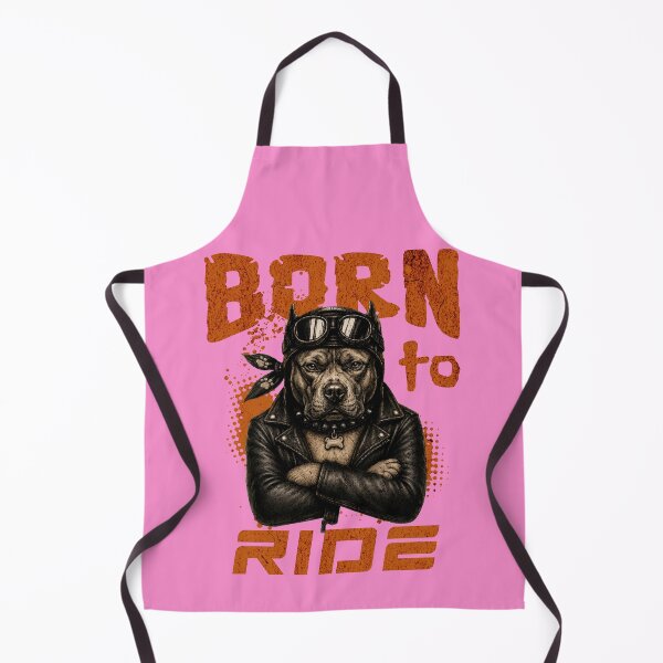 Item preview, Pitbull Biker Design – Born To Ride Funny Motorcycle Pitbull Gift designed and sold by PixelsPaws.