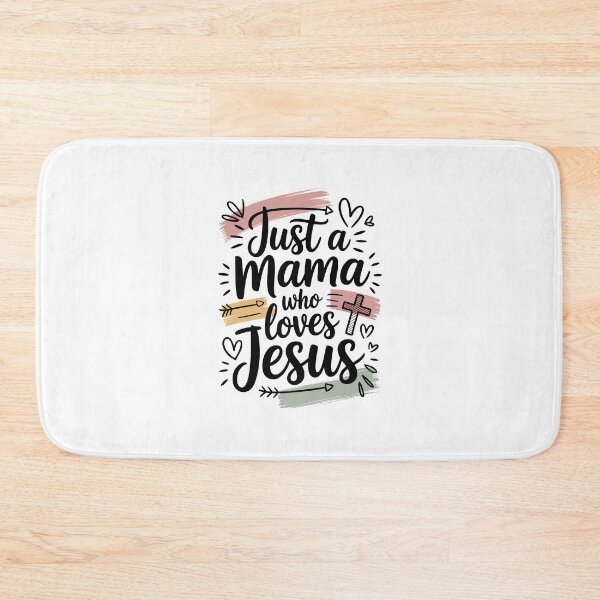 Item preview, Just a Mama Who Loves Jesus designed and sold by jkrphoto.