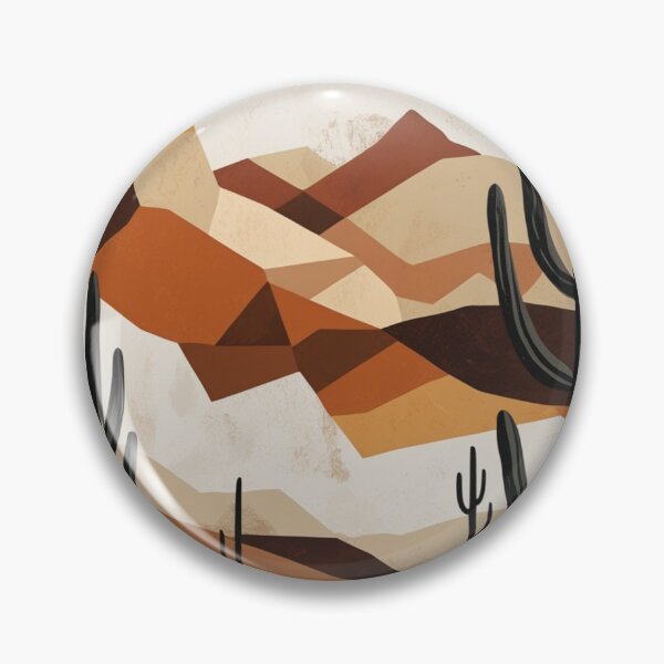 Item preview, Geometric Desert Saguaro Cactus Wall Art designed and sold by EnmarcArt.