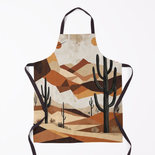 Item preview, Geometric Desert Saguaro Cactus Wall Art designed and sold by EnmarcArt.