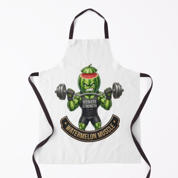 Item preview, Watermelon Muscle Funny Fitness Weightlifting Watermelon designed and sold by JeevanStickers.