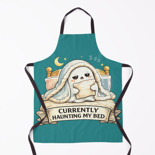 Item preview, Currently Haunting My Bed Funny Ghost - Cute Tired Spooky Sleepy Meme designed and sold by MythoWorldddd.