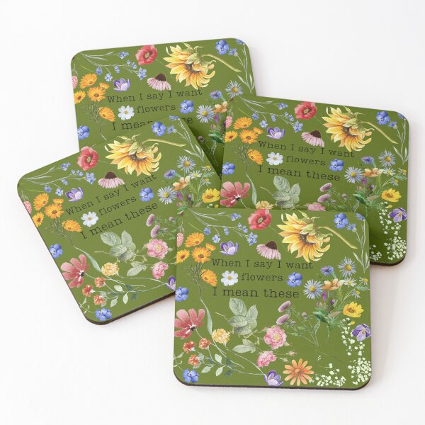 Item preview, I want wildflowers designed and sold by SuchWowDesign.