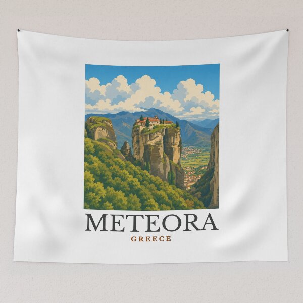 Item preview, Meteora - Greece designed and sold by GoodOldVintage.