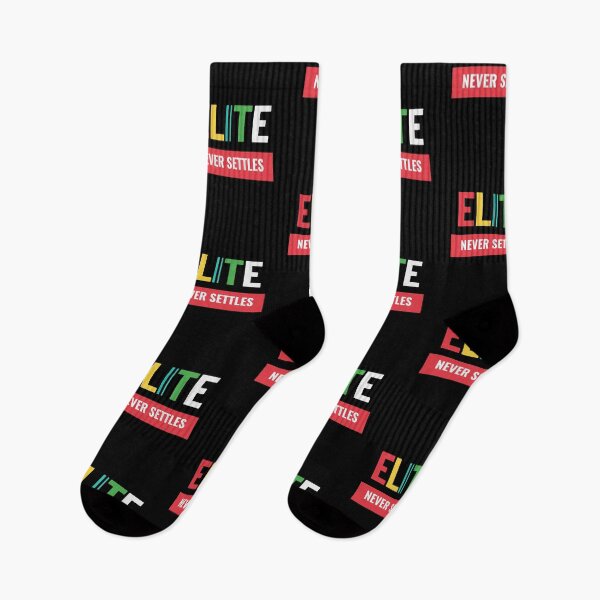 Item preview, Elite Never Settles – Bold Motivational Quote T-Shirt, Colorful Typography Tee, Hustle Shirt, High Standards Gift, Champion Mindset designed and sold by No Excuses .