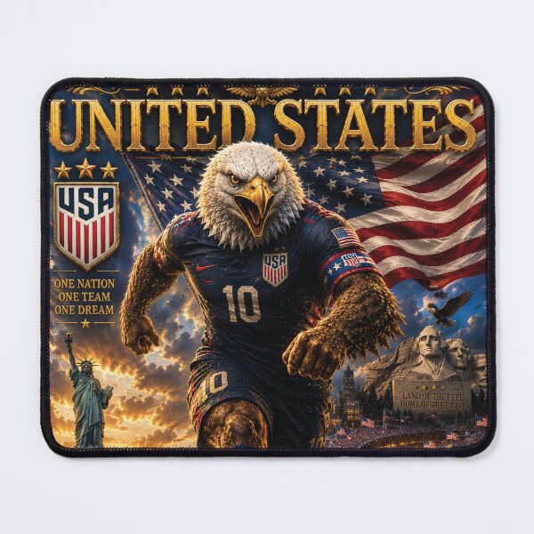 Item preview, USA Bald Eagle Commander | World Cup Warriors 2026 Fan Art designed and sold by batcoprod.