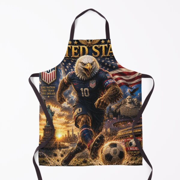 Item preview, USA Bald Eagle Commander | World Cup Warriors 2026 Fan Art designed and sold by batcoprod.