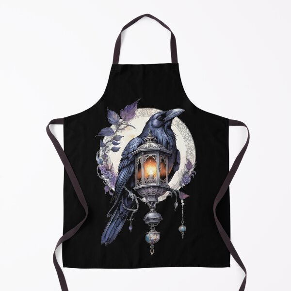 Item preview, The Lanternkeeper Raven designed and sold by The Enchanted Treasury.