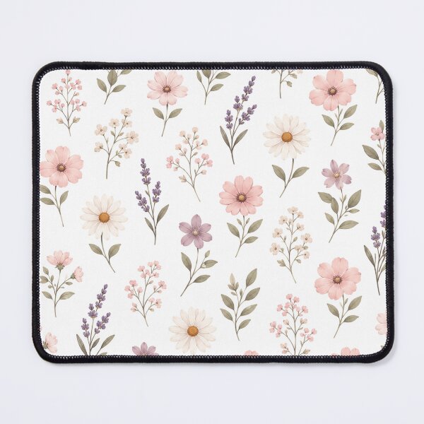 Item preview, Wildflowers and Lavender Soft Pastel Watercolor Botanical Seamless Pattern designed and sold by Seculinator.