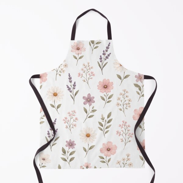 Item preview, Wildflowers and Lavender Soft Pastel Watercolor Botanical Seamless Pattern designed and sold by Seculinator.