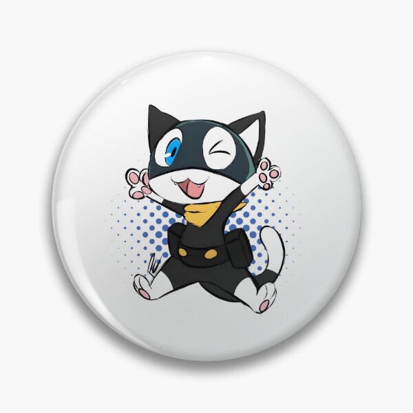 Item preview, Cute Anime Phantom Cat Mascot Design designed and sold by lamiarte.