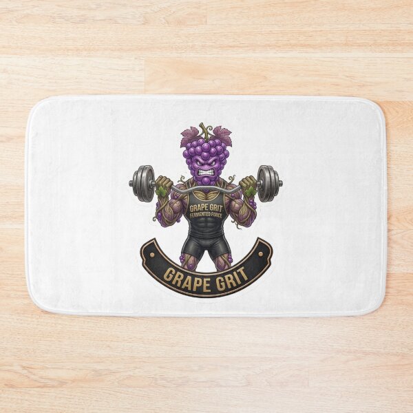 Item preview, Grape Grit Funny Fitness Weightlifting Grape designed and sold by JeevanStickers.